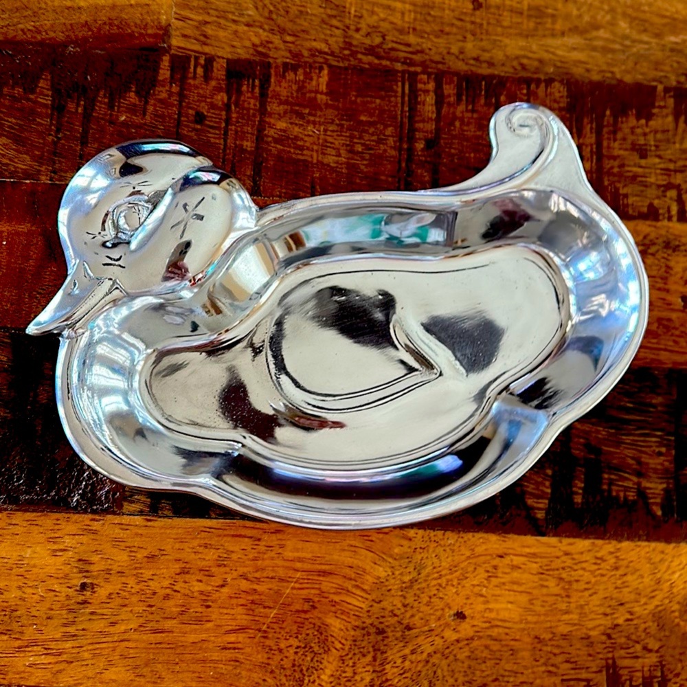 Arthur Court Baby Duck Keepsake Tray